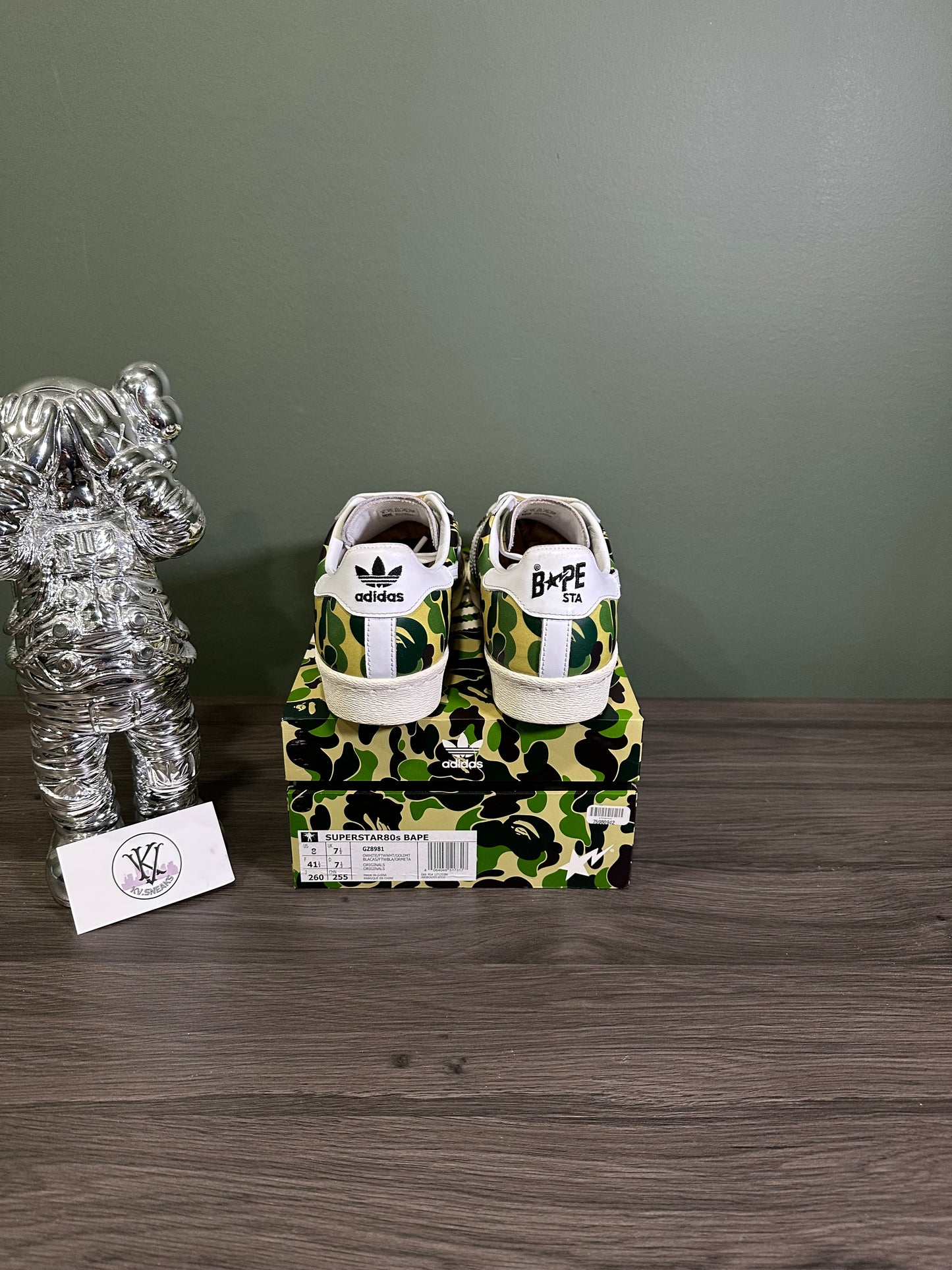 Adidas Superstar Bape Camo Green