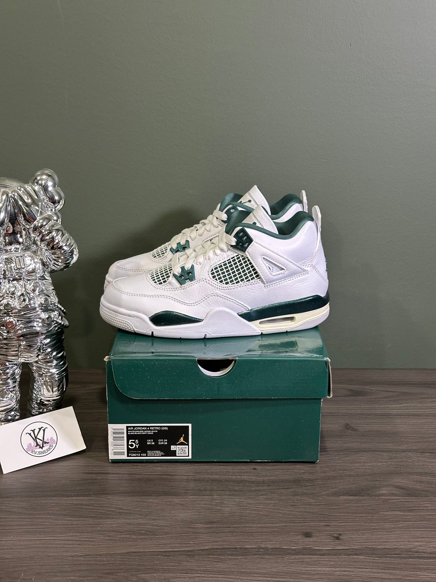 Jordan 4 Oxidized Green (GS)