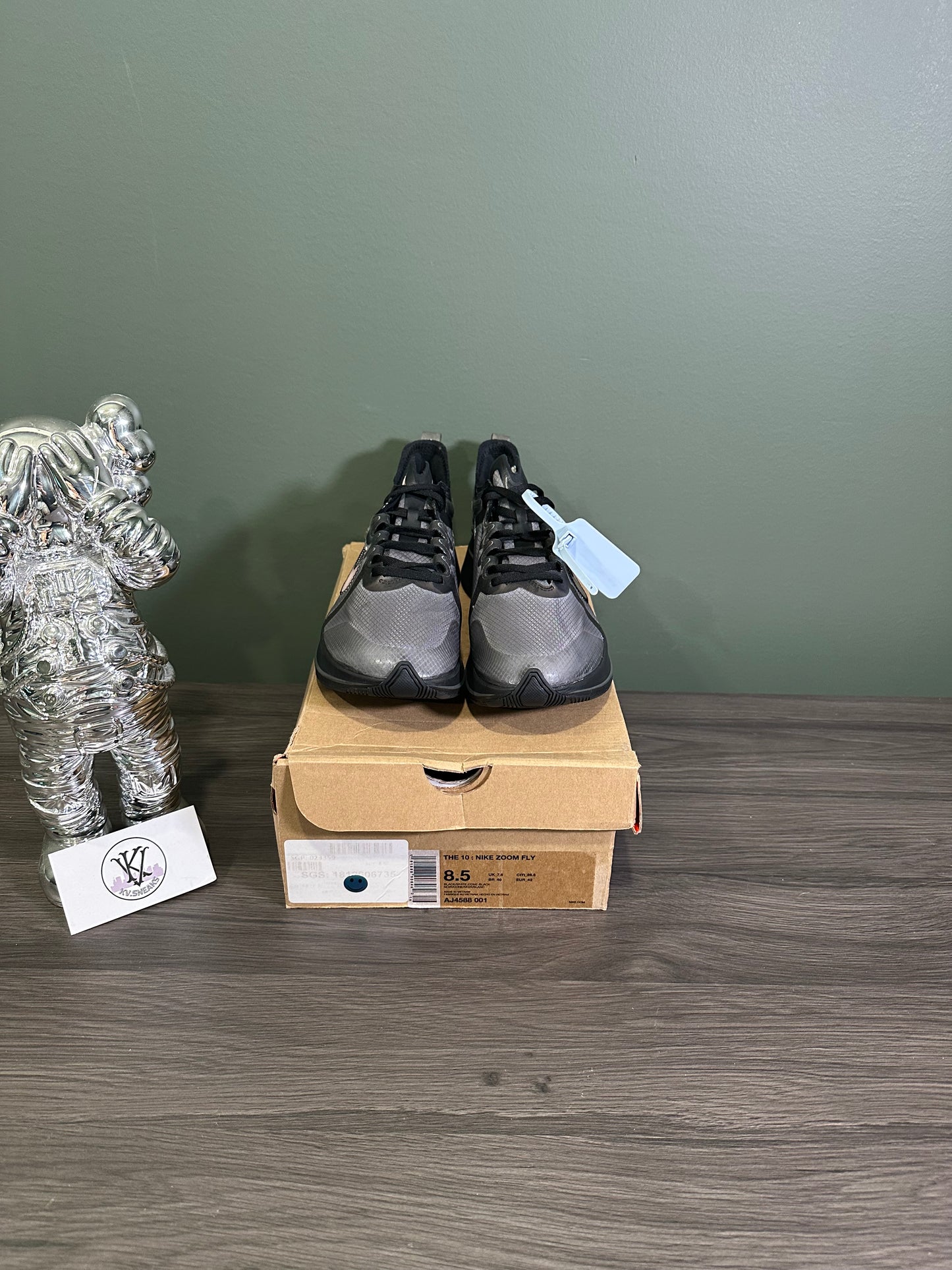 Nike Zoom Fly Off-White Black Silver