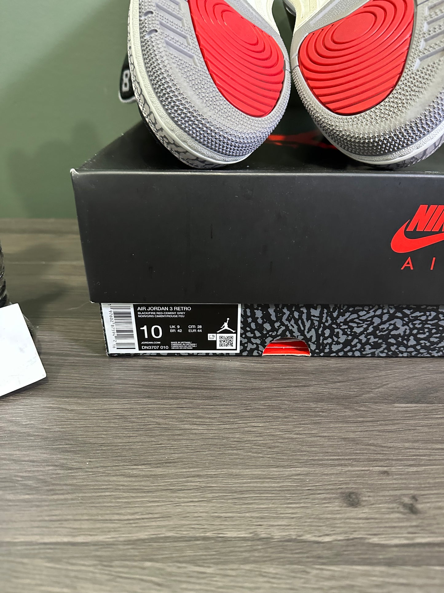 Jordan 3 Black Cement 2024