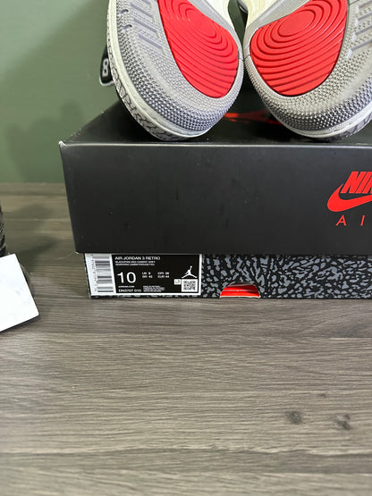 Jordan 3 Black Cement 2024