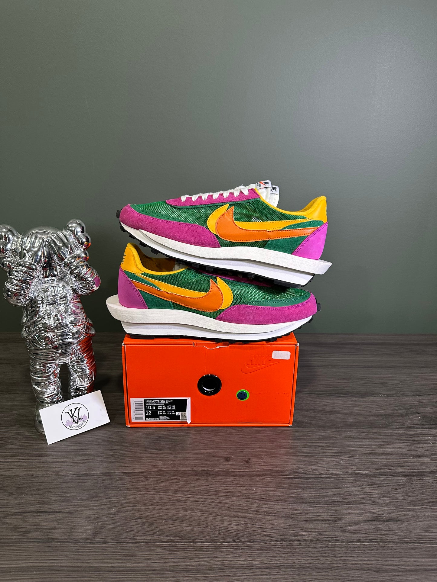 Nike LD Waffle Sacai Pine Green