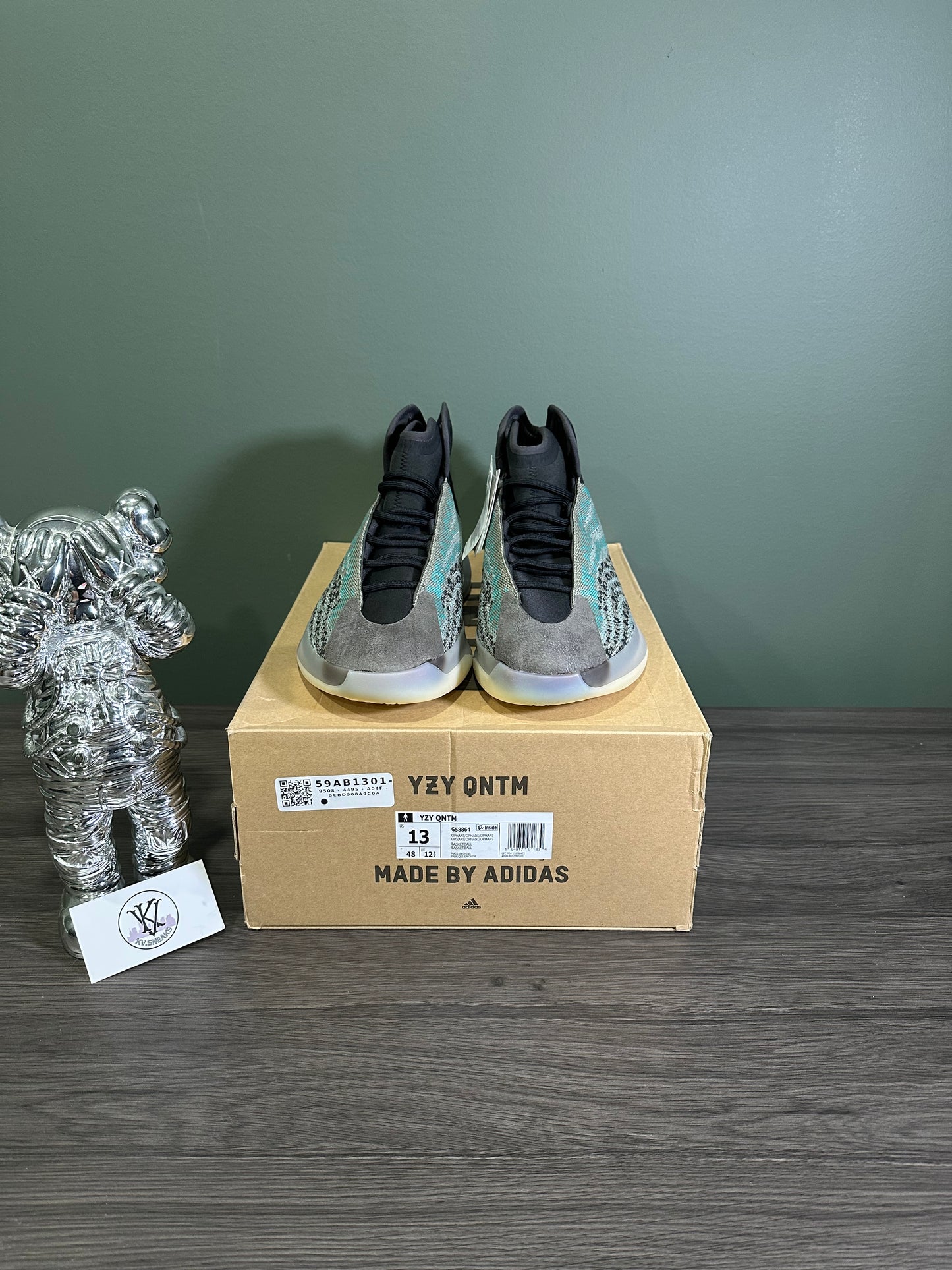 Yeezy QNTM Teal Blue