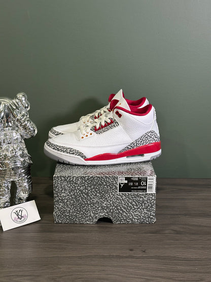 Jordan 3 Cardinal Red
