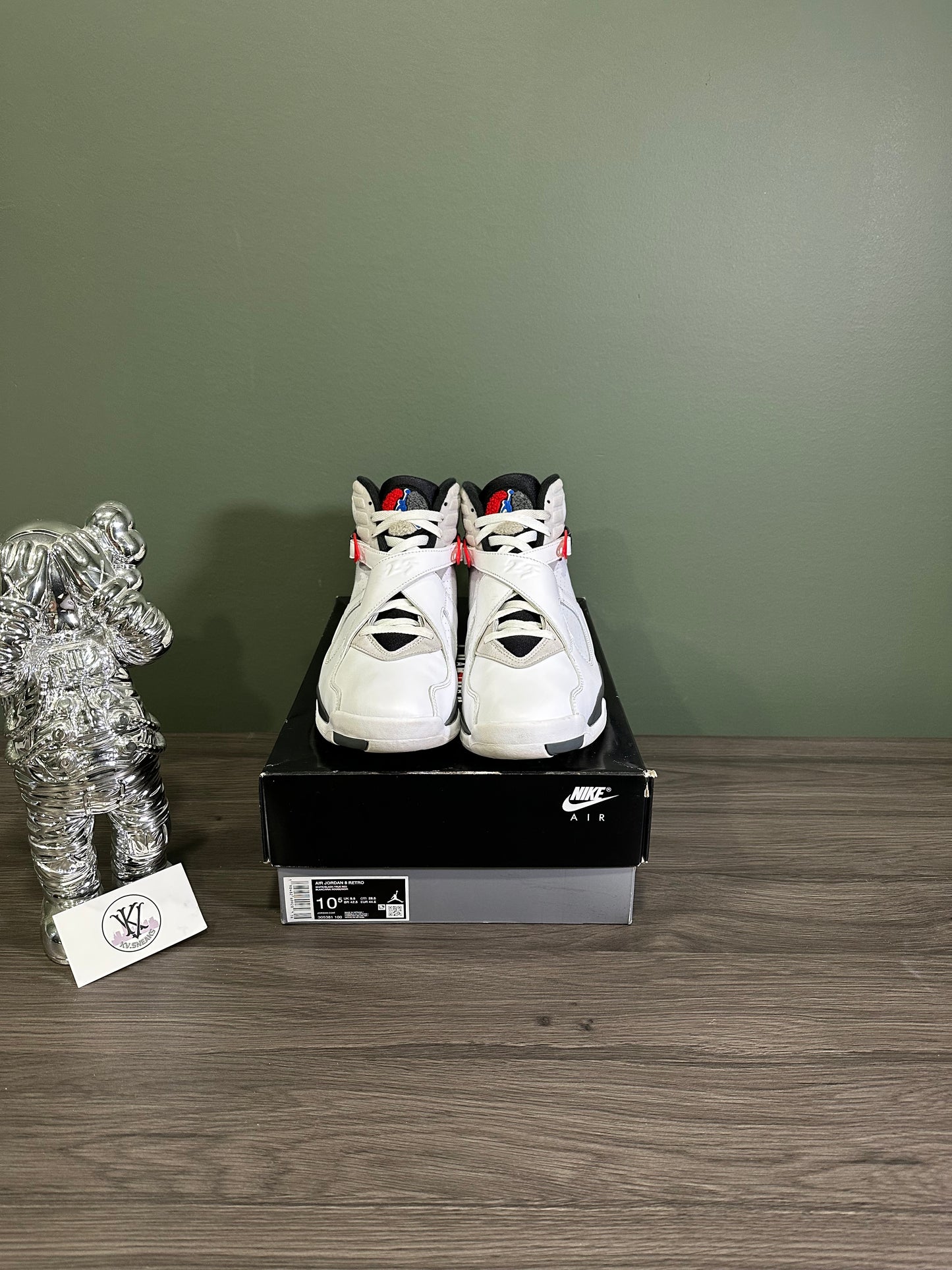 Jordan 8 White True Red 2025