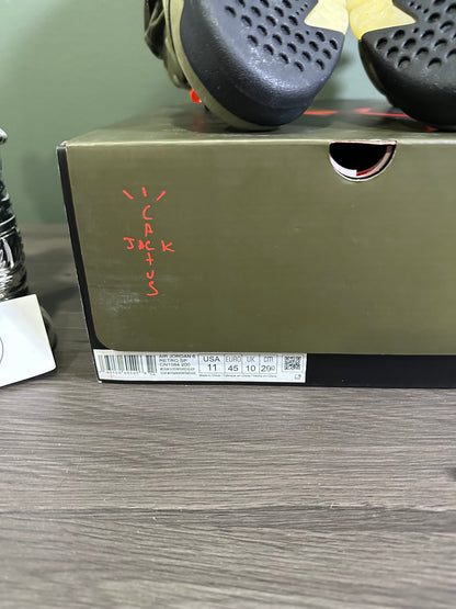 Jordan 6 Travis Scott Olive