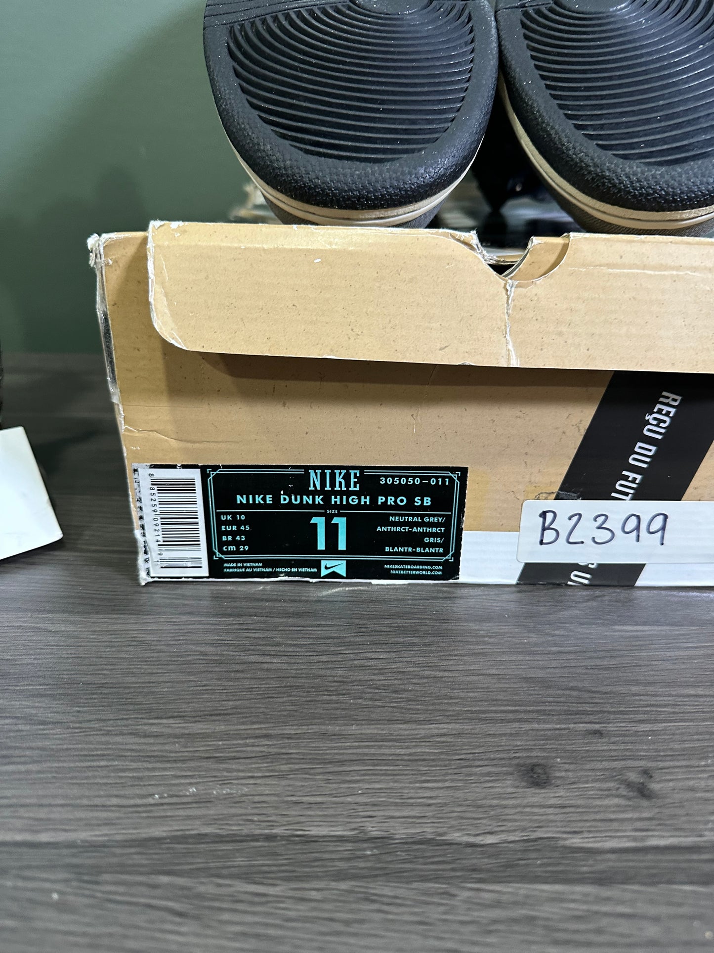 Dunk High SB Stained Canvas