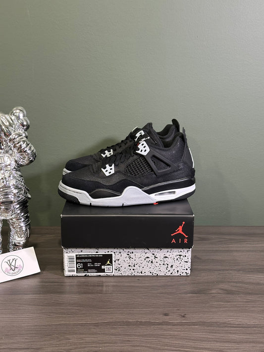 Jordan 4 Black Canvas (GS)