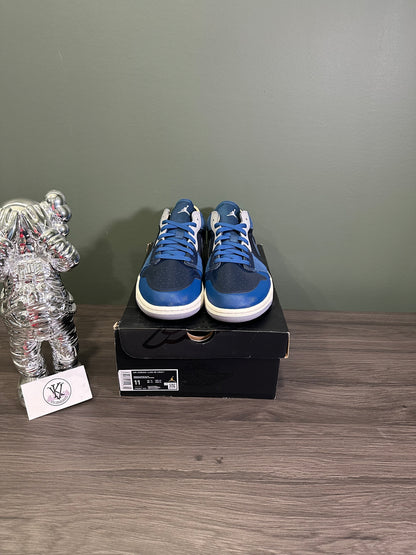 Jordan 1 Low SE Craft Obsidian French Blue