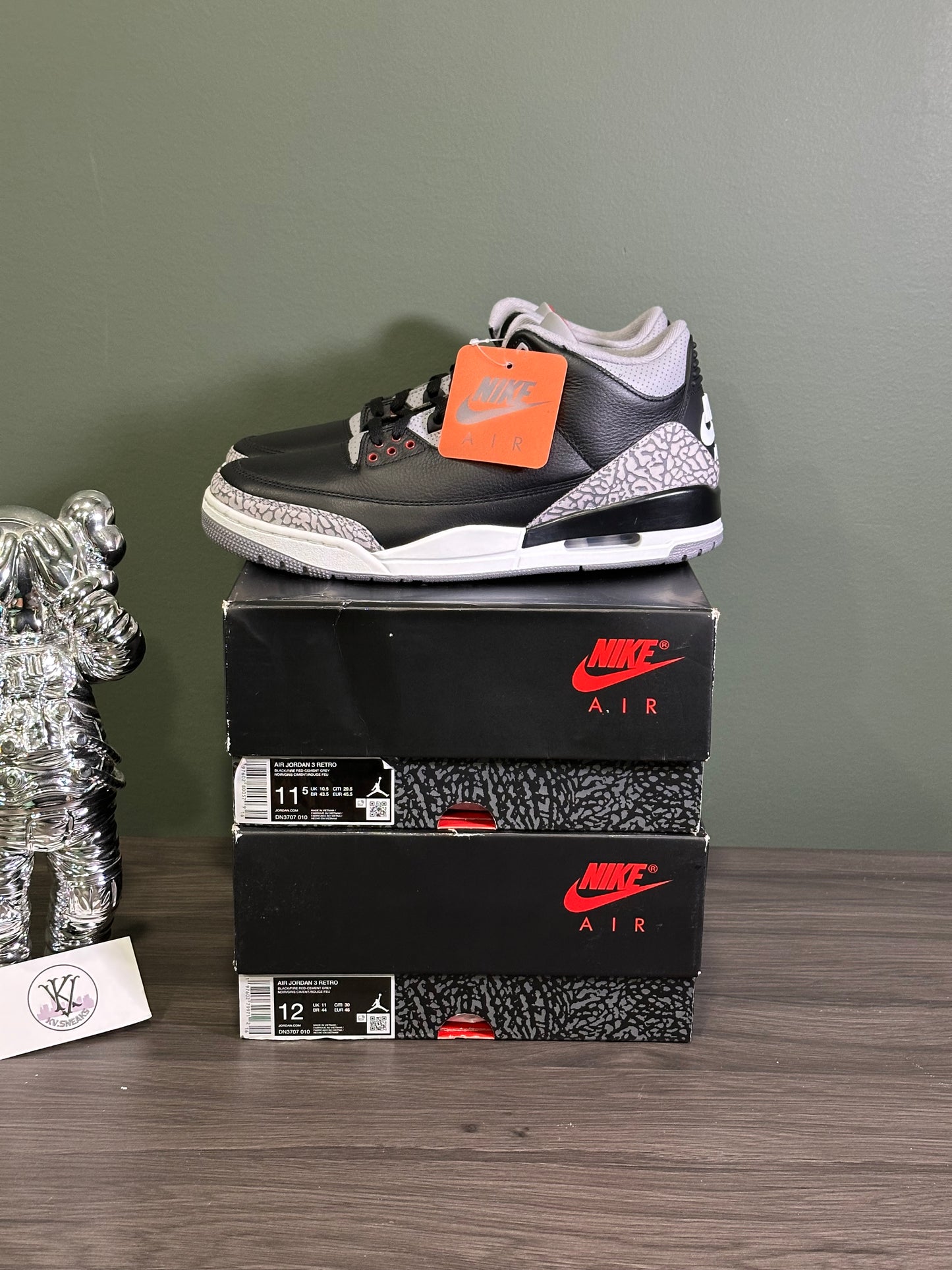 Jordan 3 Black Cement 2024