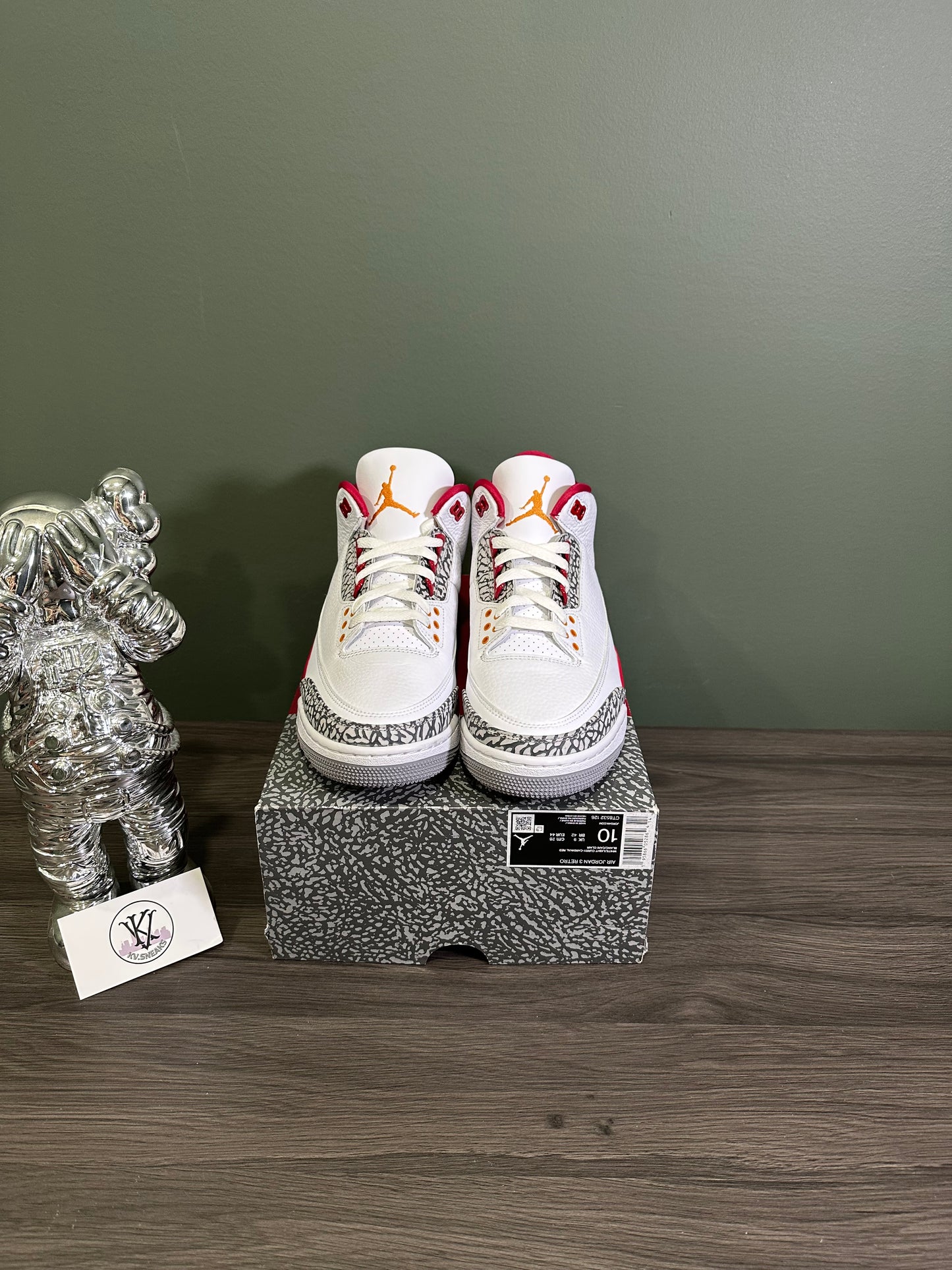 Jordan 3 Cardinal Red