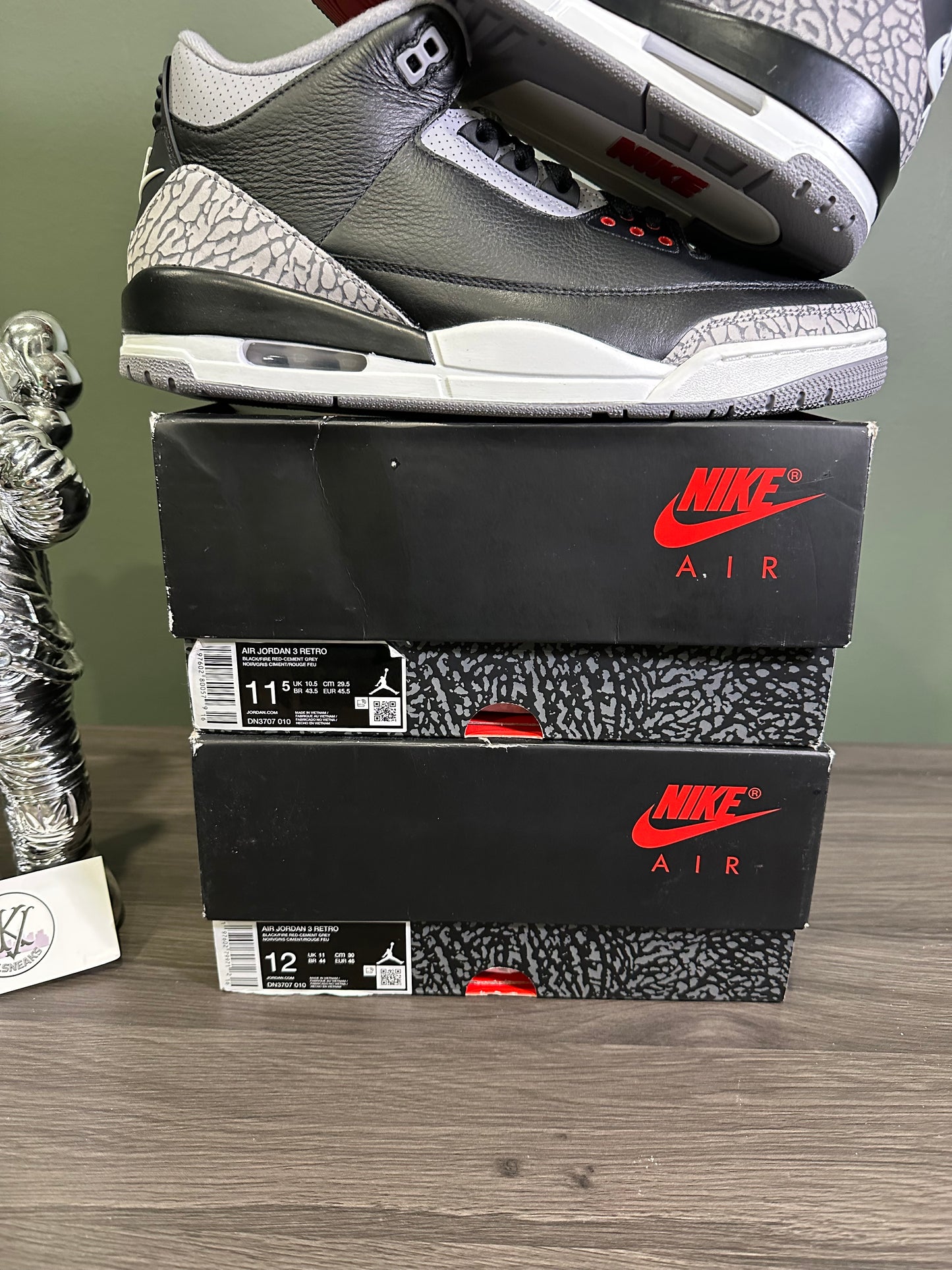 Jordan 3 Black Cement 2024
