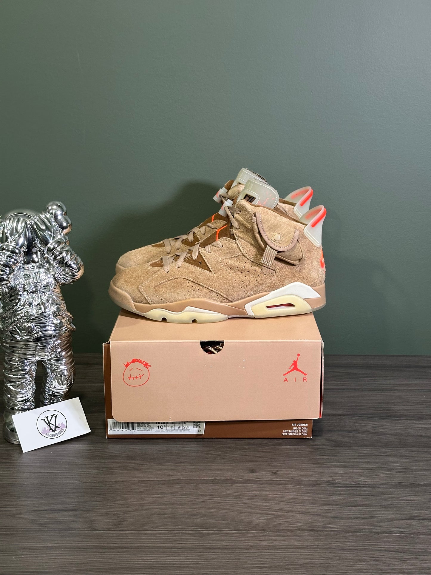 Jordan 6 Travis Scott Khaki