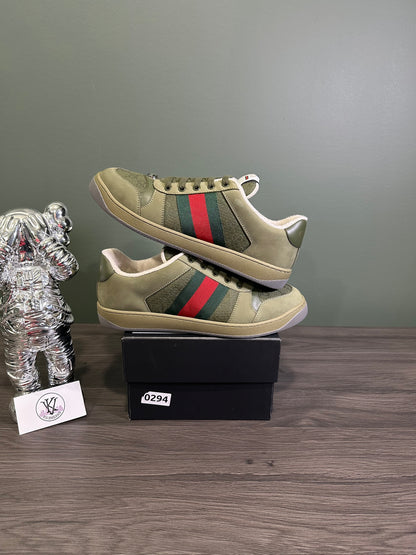 Gucci Screener Web-Stripe Green