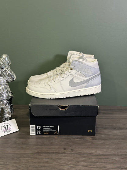 Jordan 1 Mid Light Bone 2018