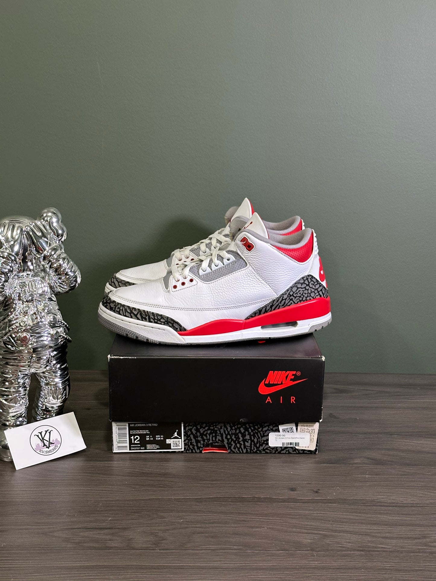 Jordan 3 Fire Red 2022