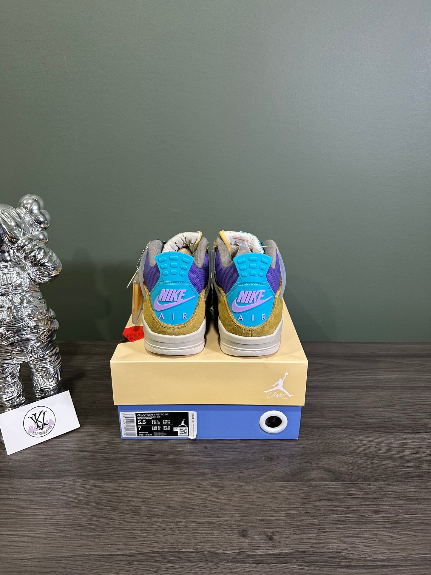 Jordan 4 Union Desert Moss