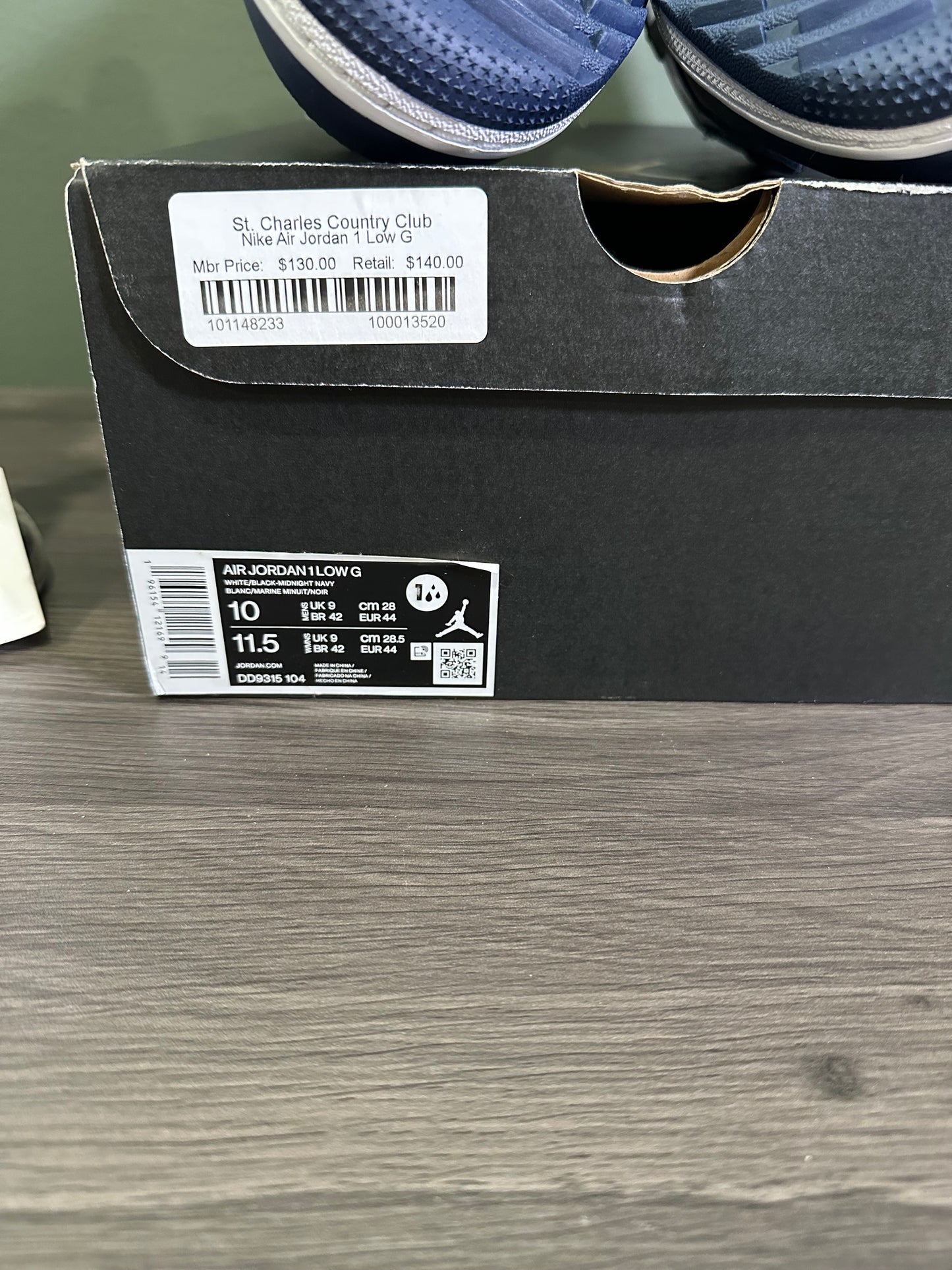Jordan 1 Low Golf Midnight Navy