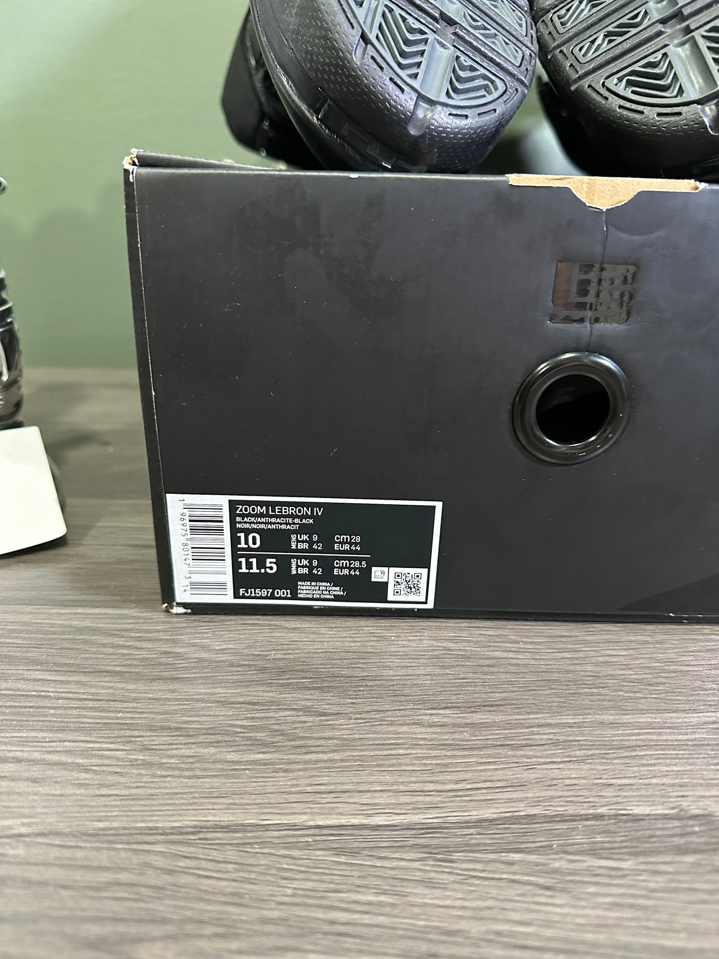 LeBron 4 Black Anthracite