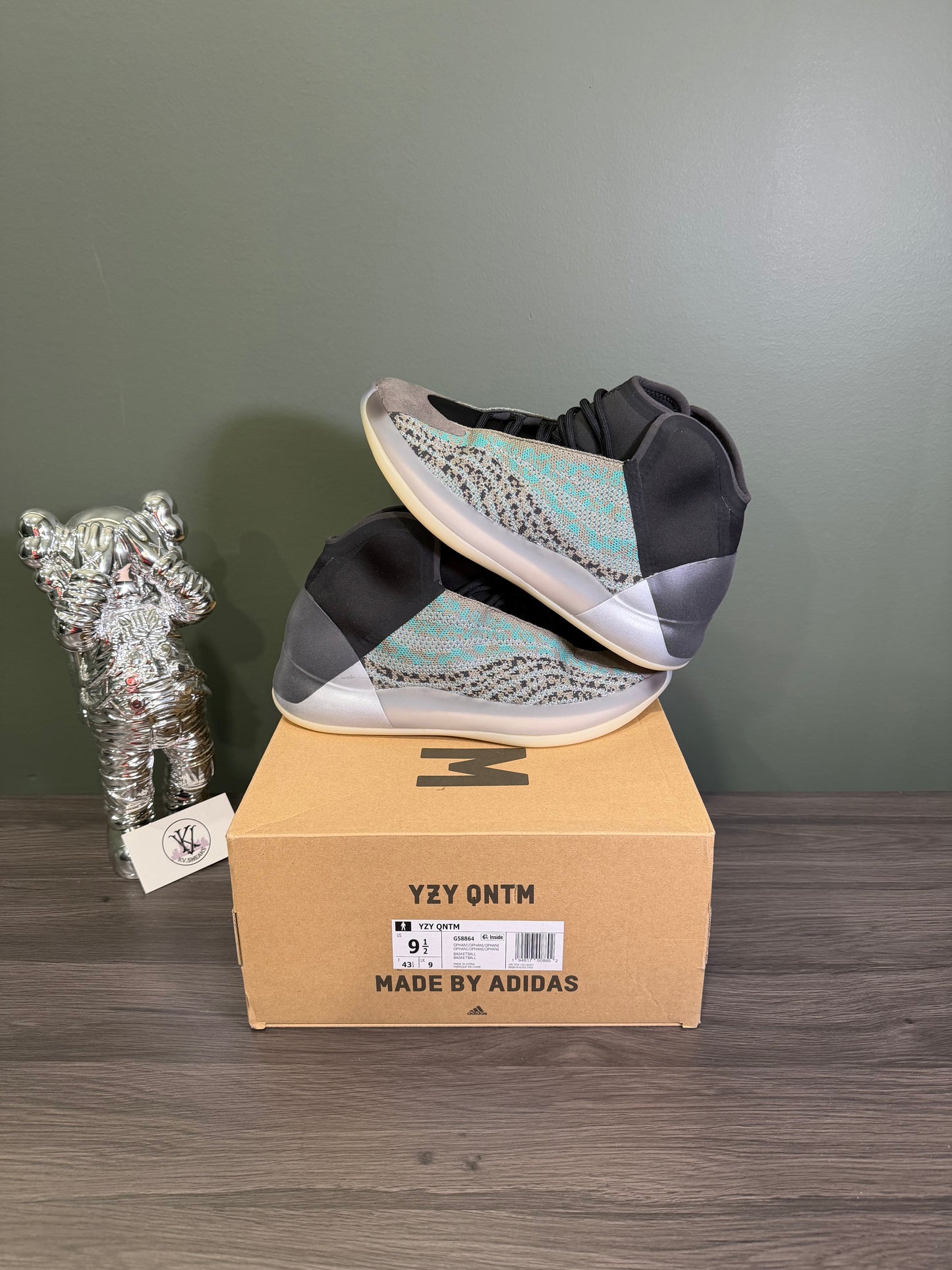 Yeezy QNTM Teal Blue