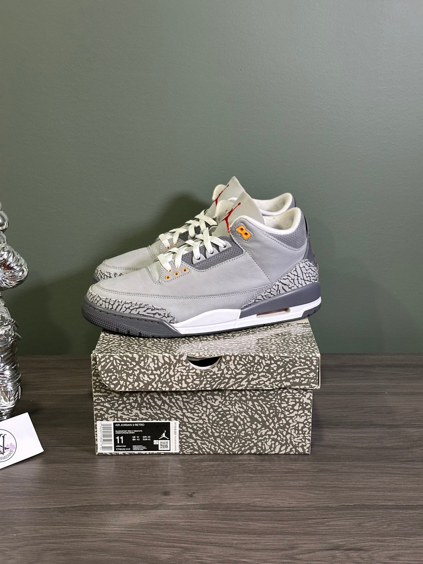 Jordan 3 Cool Grey