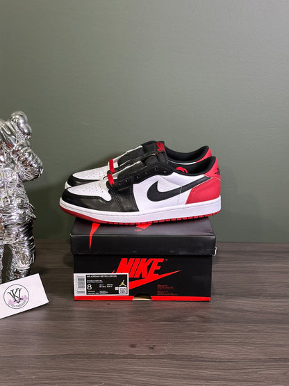 Jordan 1 Low Black Toe 2023