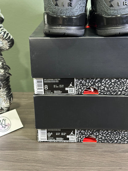Jordan 3 Black Cat 2025