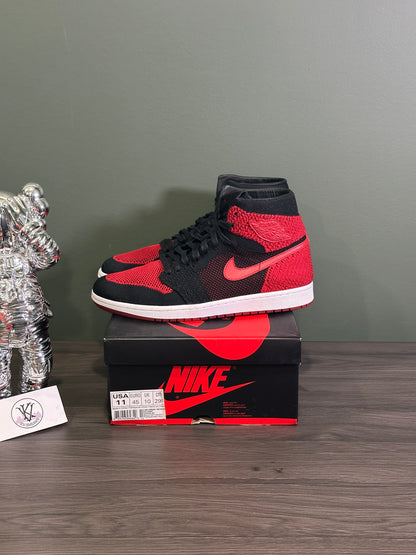 Jordan 1 High Flyknit Bred