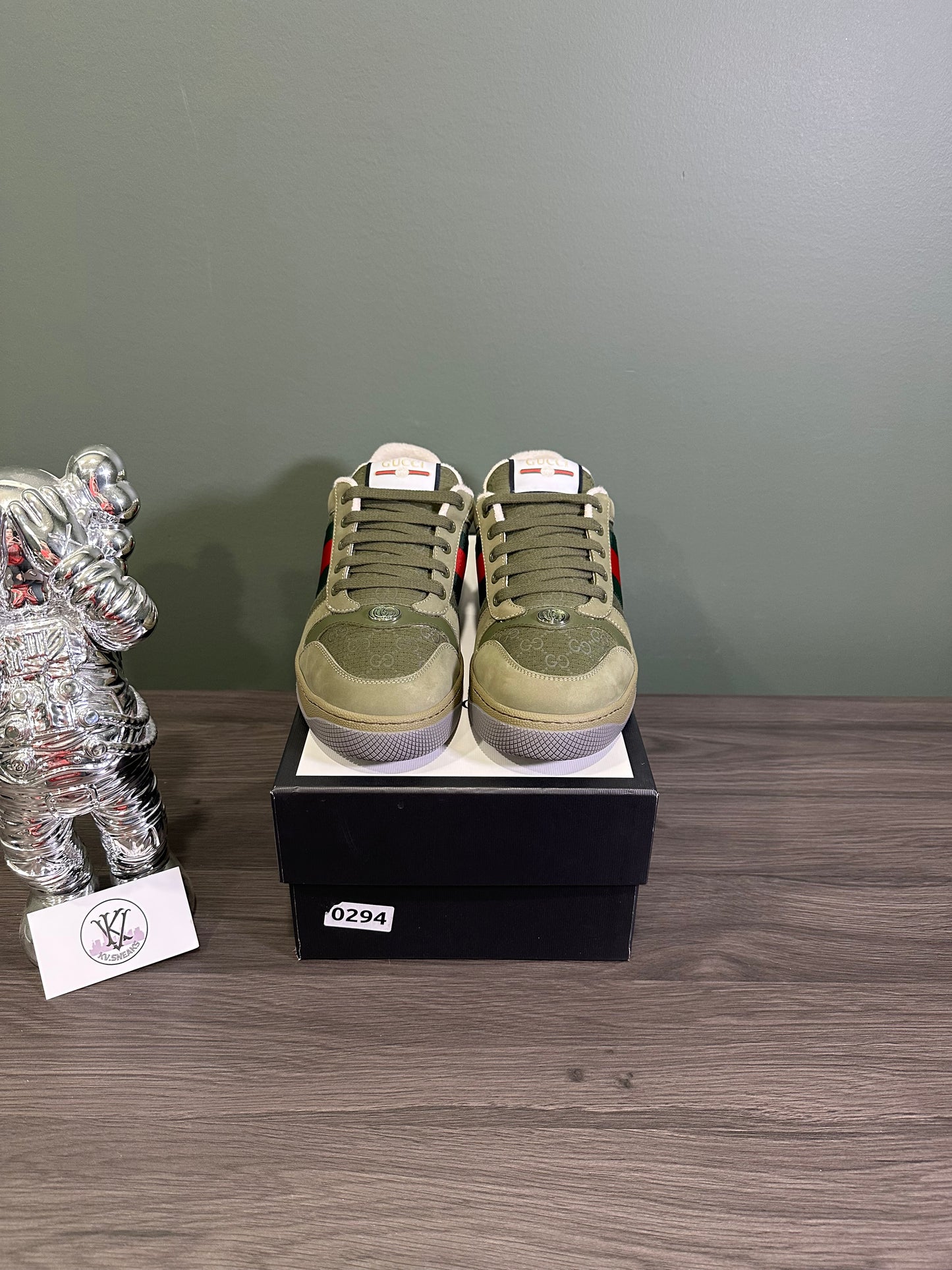 Gucci Screener Web-Stripe Green