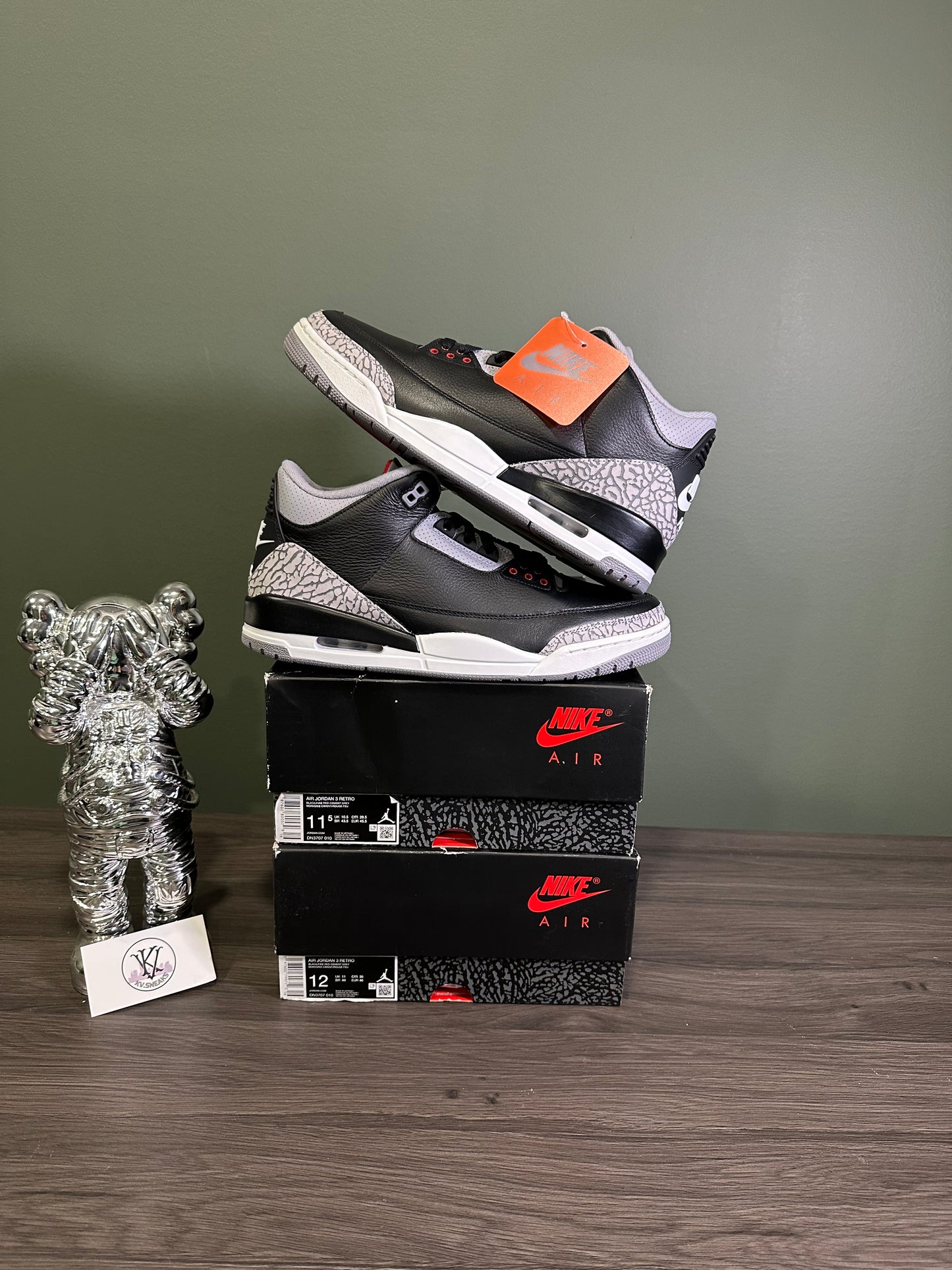 Jordan 3 Black Cement 2024