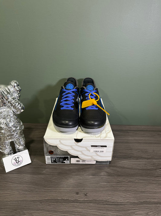 Jordan 2 Off-White Black Blue