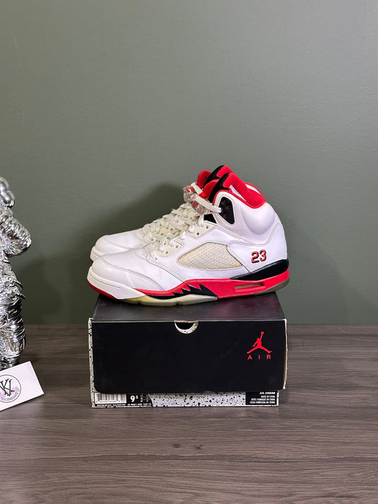 Jordan 5 Fire Red Black Tongue 2013