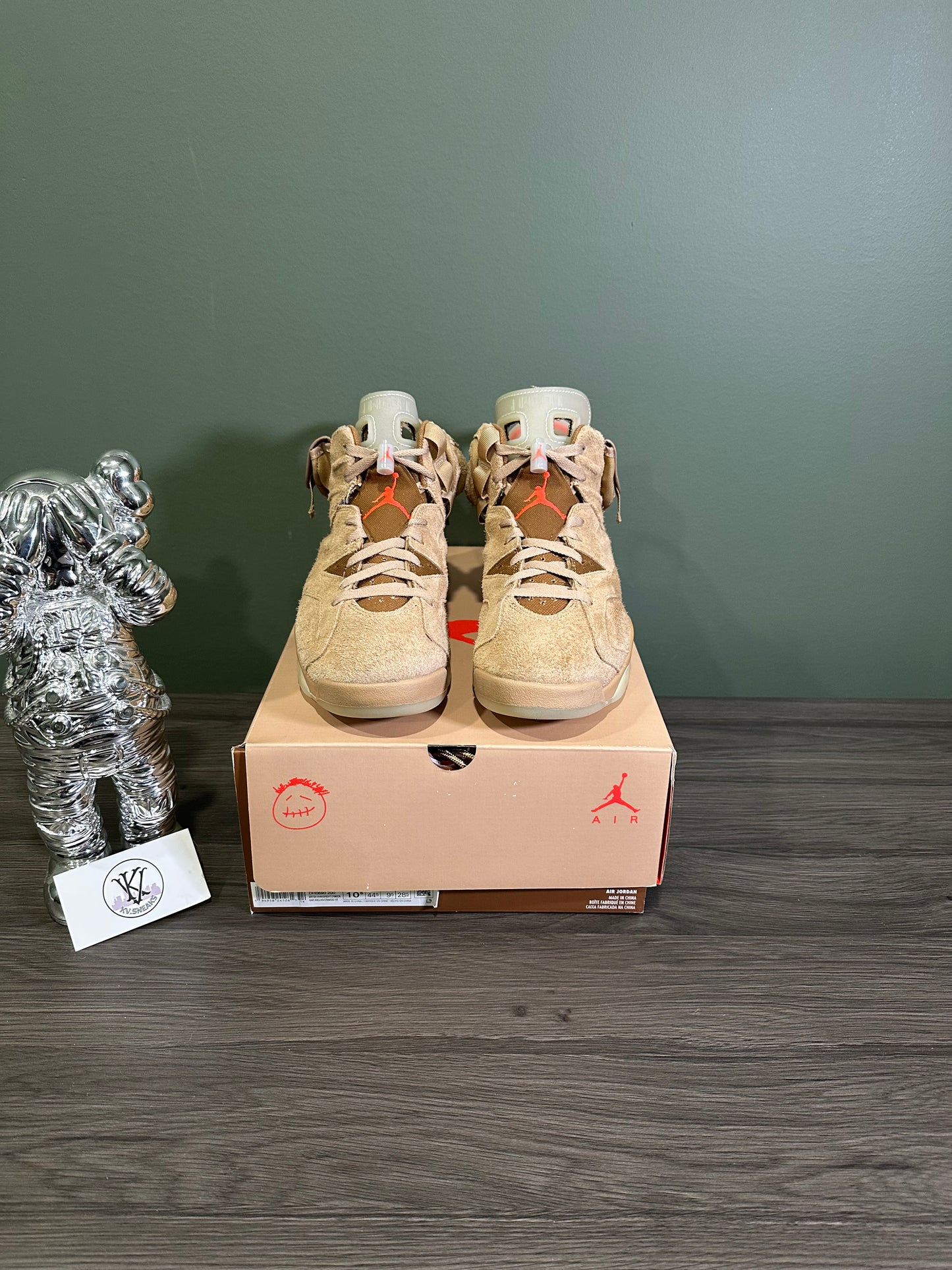 Jordan 6 Travis Scott Khaki