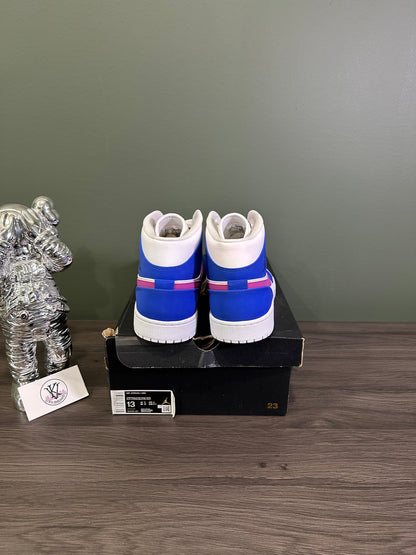 Jordan 1 Mid Hyper Royal Hyper Violet