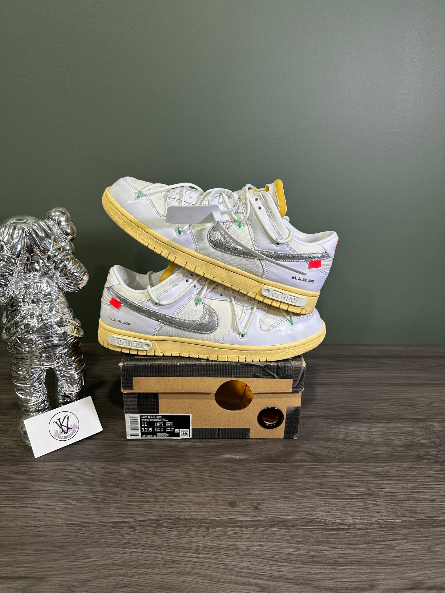 Dunk Low Off-White Lot 1