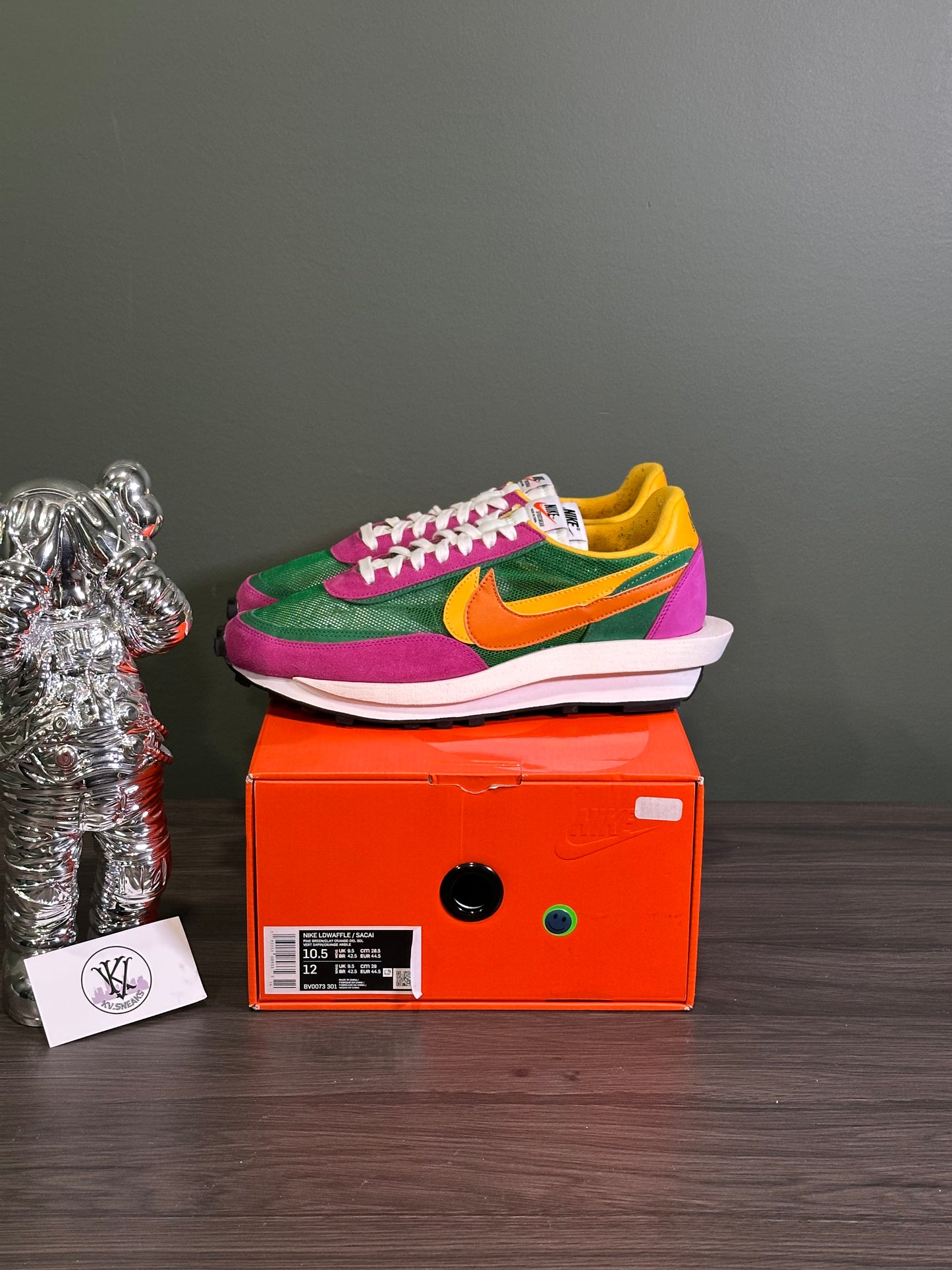 Nike LD Waffle Sacai Pine Green