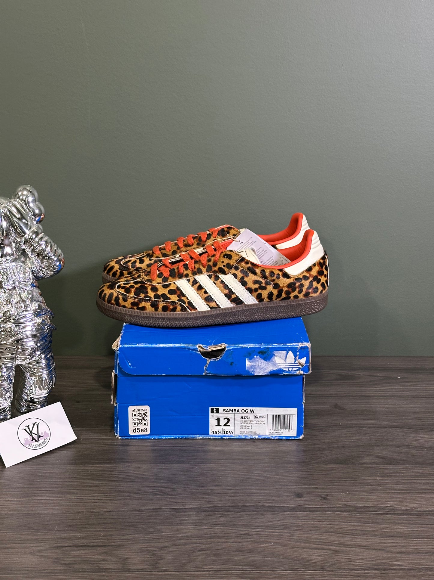 Adidas Samba Preloved Red Leopard