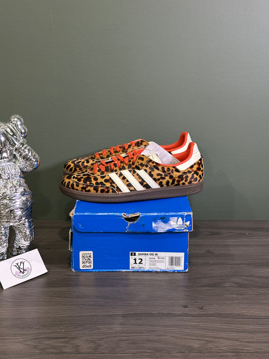 Adidas Samba Preloved Red Leopard