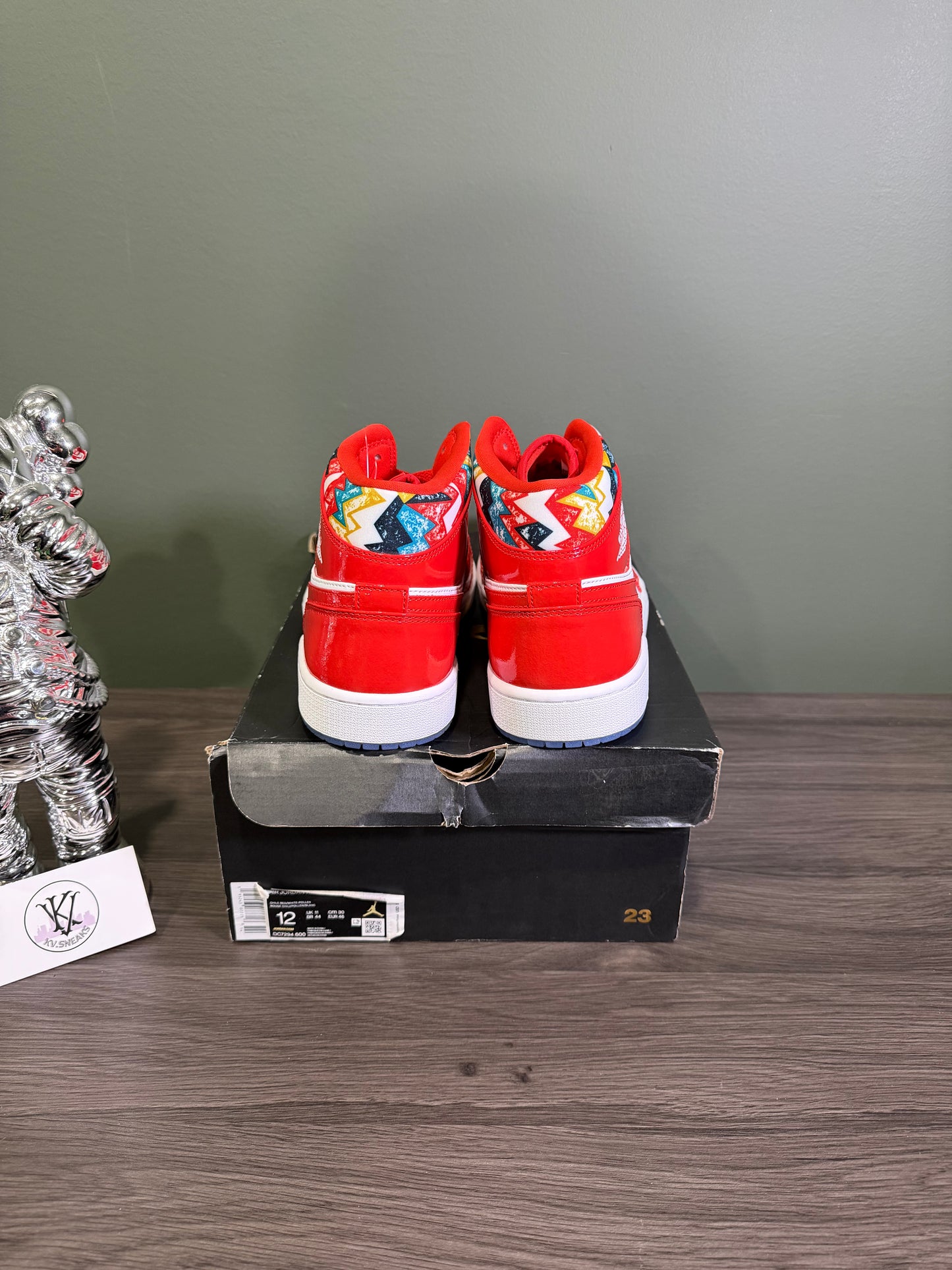 Jordan 1 Mid Barcelona Sweater Red