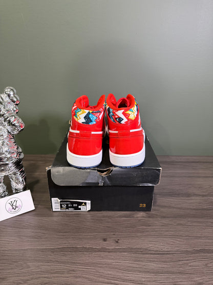 Jordan 1 Mid Barcelona Sweater Red