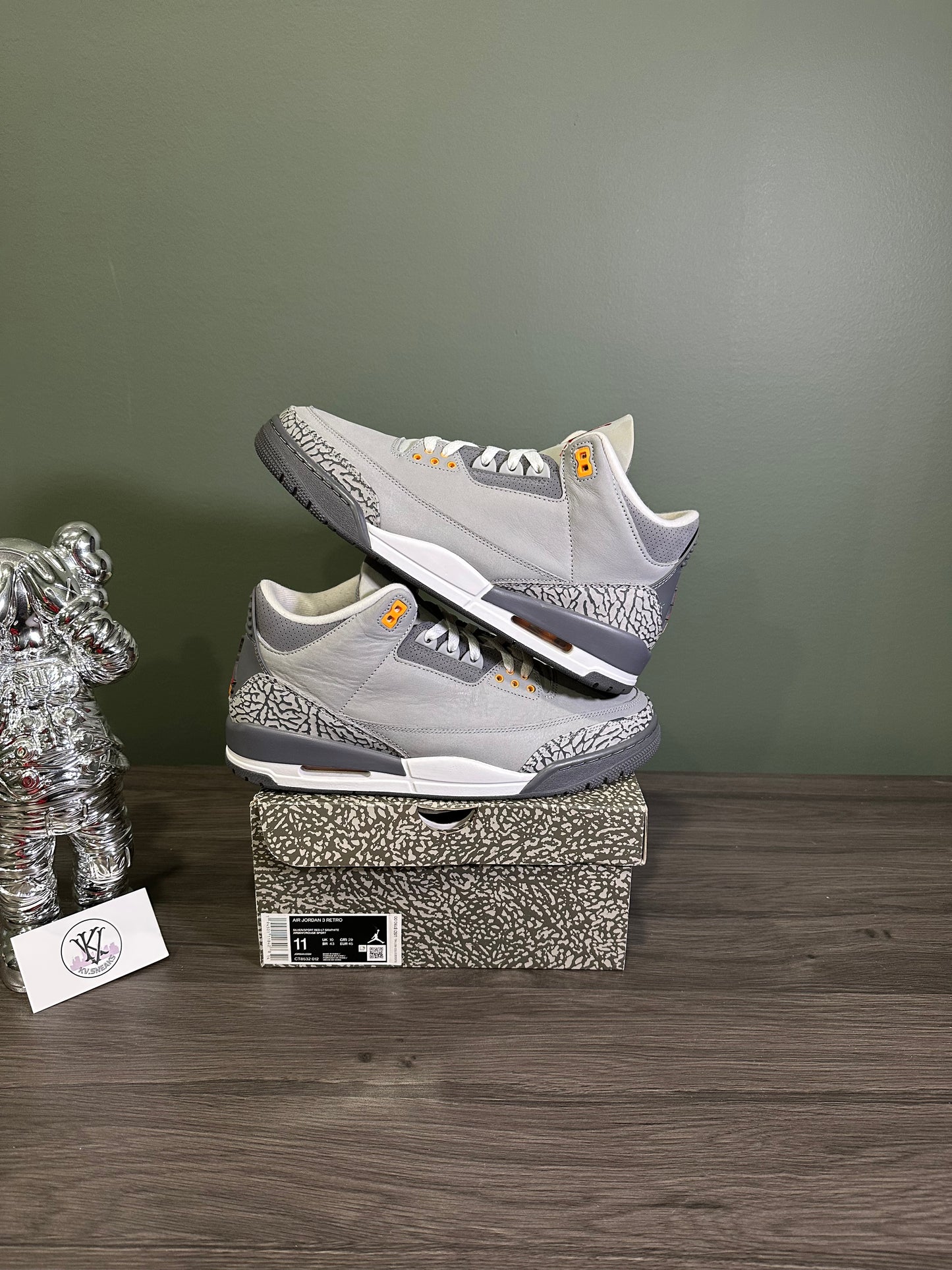 Jordan 3 Cool Grey