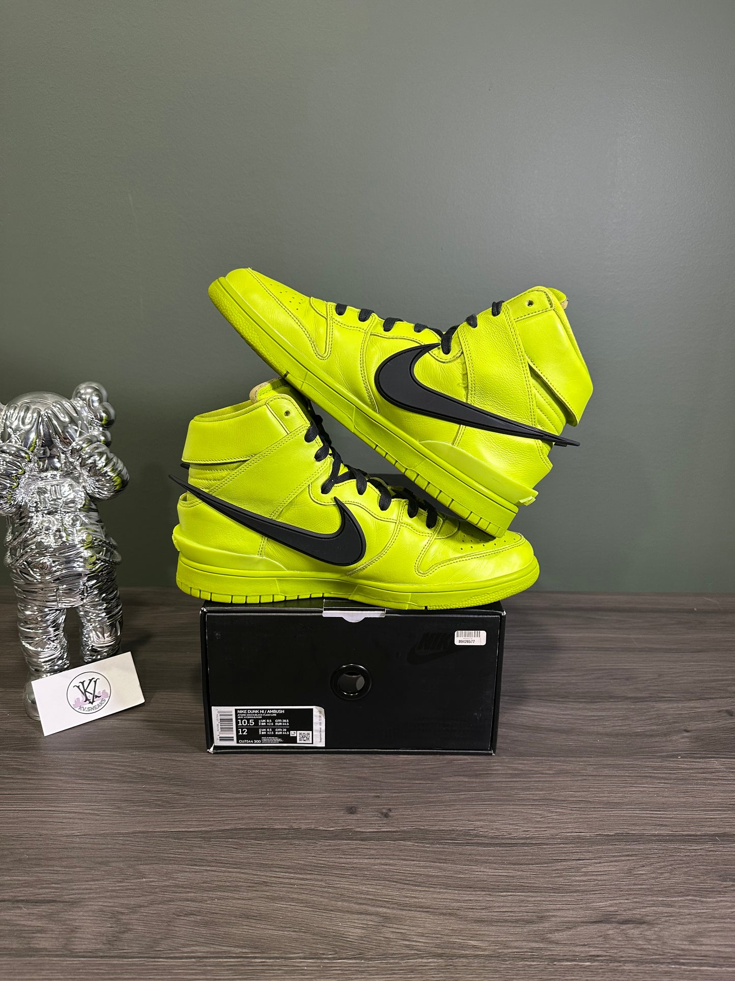Dunk High AMBUSH Flash Lime