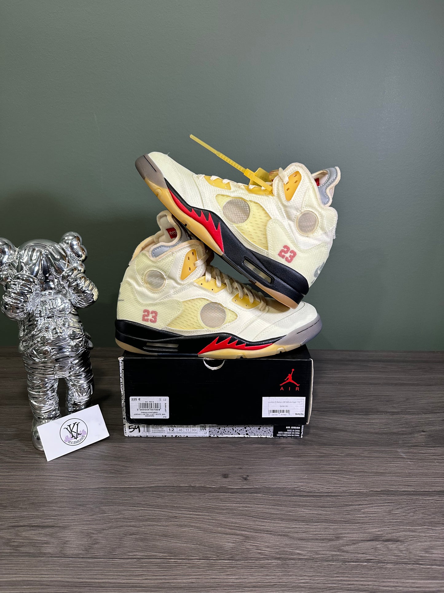 Jordan 5 Off-White Sail