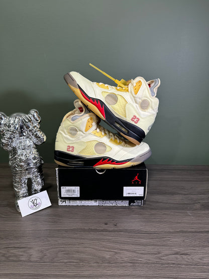 Jordan 5 Off-White Sail