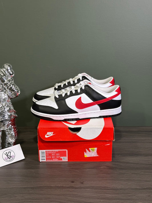 Dunk Low Red Swoosh Panda