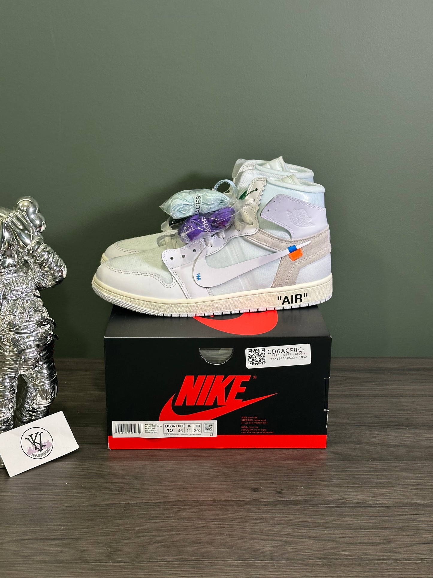 Jordan 1 High Virgil Abloh Archive Alaska