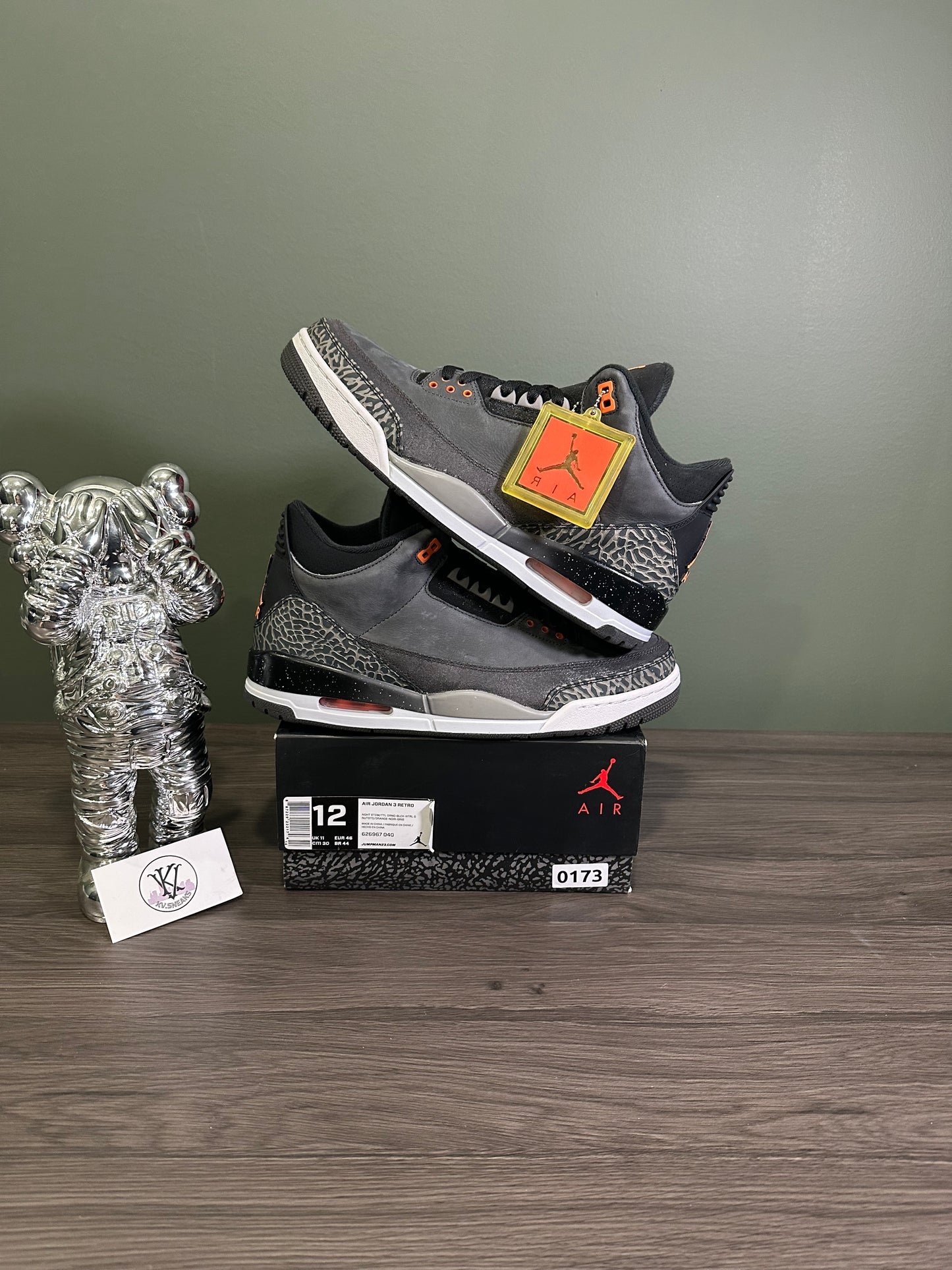 Jordan 3 Fear Pack 2013
