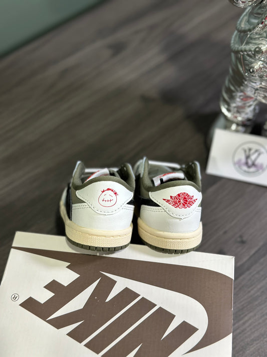 Jordan 1 Low Travis Scott Medium Olive (TD)
