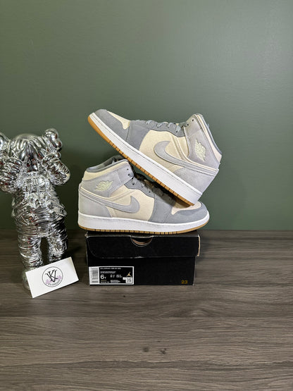 Jordan 1 Mid Coconut Milk Particle Grey