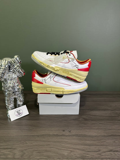 Jordan 2 Off-White White Red